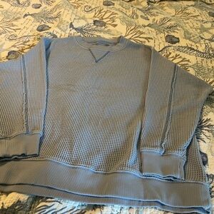 Aerie thermal, blue, new without tags, never worn